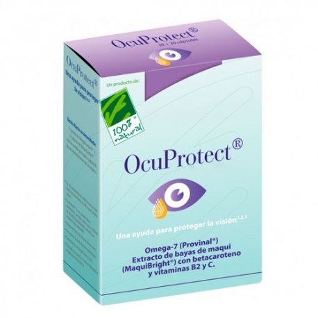 100% Natural OcuProtect 30 Cápsulas