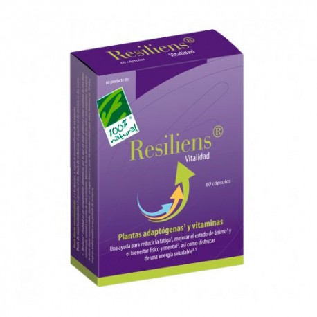 100% Natural Resiliens Vitalidad 60 Cápsulas