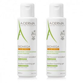 A-Derma Exomega Duplo Gel Espumoso Emoliente 2x500ml