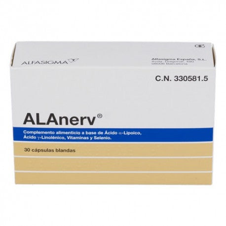 Alanerv 920 mg 30 Cápsulas