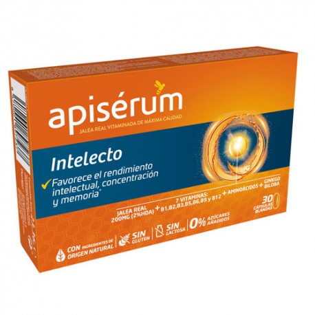 Apisérum Intelecto 30 Cápsulas