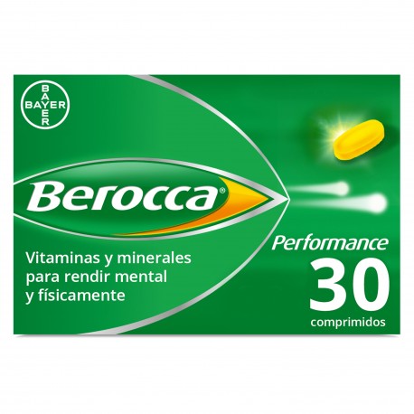 Berocca Performance Vitaminas Rendimiento 30 Comprimidos