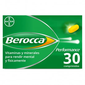 Berocca Performance Vitaminas Rendimiento 30 Comprimidos