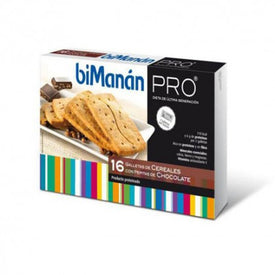 Bimanán Pro Galletas Cereal/Choco 16 Unidades