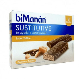 BiManán BeSlim Barritas Toffe Caramelo 8 unidades