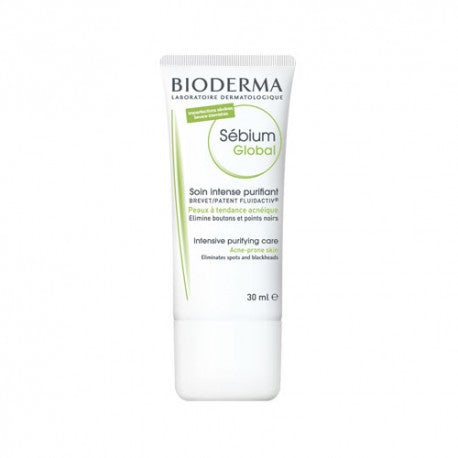 Bioderma Sébium Global · El 1er tratamiento que reequilibra el sebo 30 ml