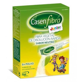 CasenFibra Junior Fibra Vegetal Polvo Sabor Neutro 14 sticks