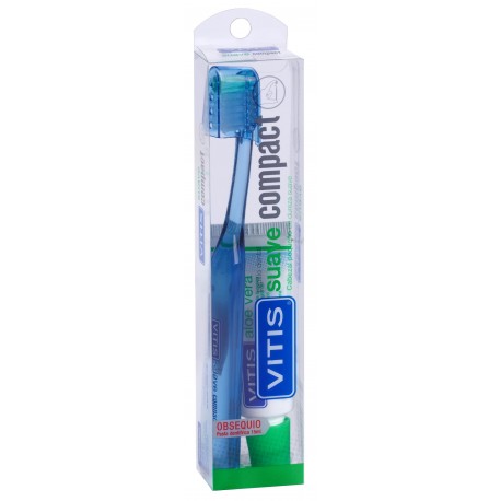 Cepillo Dental Vitis Suave Compact + Pasta Vitis 15ml