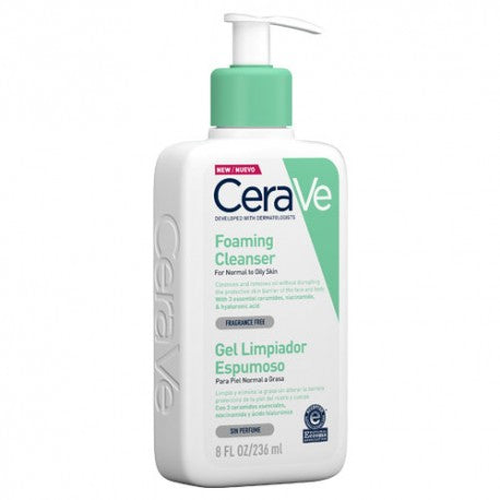 CeraVe Gel Limpiador Espumoso para Piel Normale/Grasa 236 ml