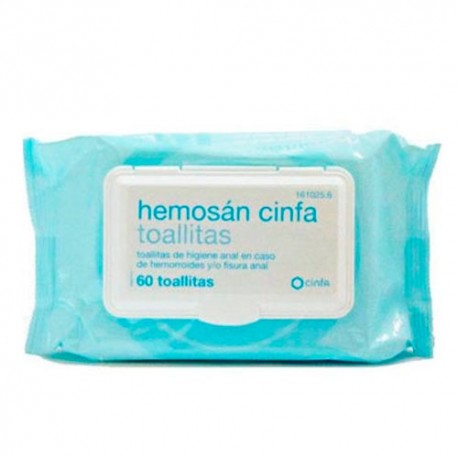 Cinfa Hemosán Toallitas 60 Unidades