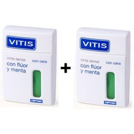 Cinta Dental Vitis Flúor y Menta Duplo