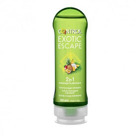 Control Gel Masaje 2 en 1 Exotic Escape 200ml