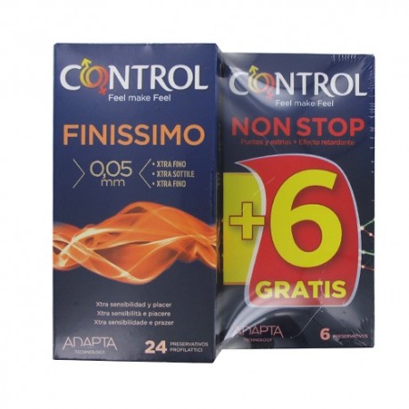 Control Finissimo Preservativos 24 uds + Regalo