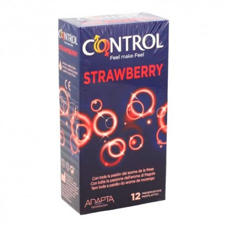 Control Strawberry Preservativos 12 Unidades