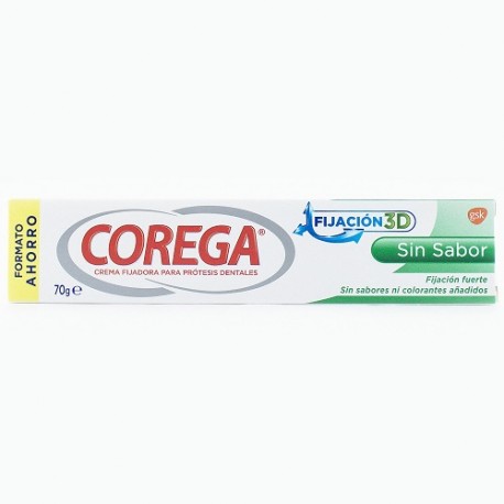 Corega Crema Fijadora Sin Sabor 70g