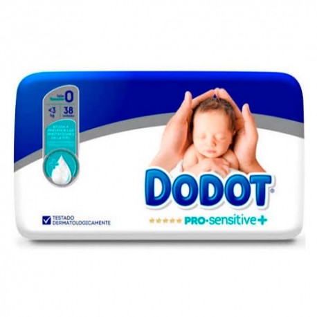 Dodot Pro Sensitive + Talla 0 38 Unidades
