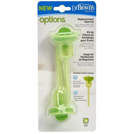Dr. Brown's Options Kit interno de repuesto boca ancha 2 Unidades 270ml