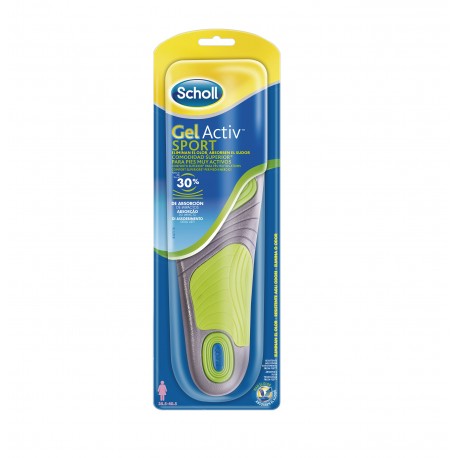 Scholl Plantillas Gel Activ Sport Mujer 1 par Tallas 35,5-40