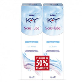 Durex Sensilube K-Y Gel Intimo Lubricante Duplo 75ml+75ml.