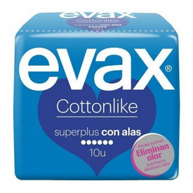 Evax Cottonlike con Alas Super Plus 10uds