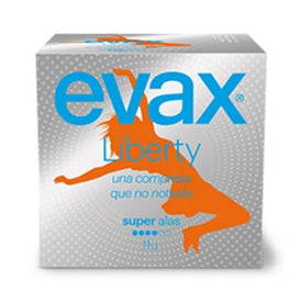 Evax Liberty Compresa Super con Alas 10 uds