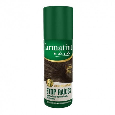 Farmatint Spray Retocador Stop Raíces Castaño Claro 75ml