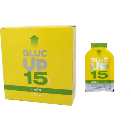 Gluc Up Limón 15 Gramos de Glucosa x 10 Sticks 30ml
