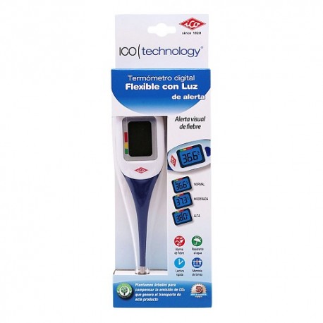 ICO Termómetro Digital Flexible con Luz