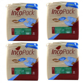 Incopack Pañal Anatómico Elástico Súper Noche G 80 uds