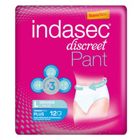 Indasec Pant Plus T/Grande 12 Unidades