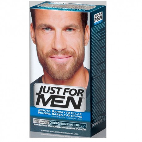 Just For Men Bigote, Barba y Patillas Castaño Claro Natural 30ml