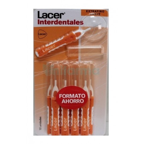 Lacer Interdentales Extrafino Suave 10uds.
