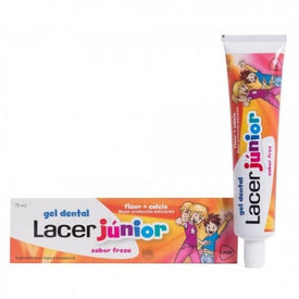 Lacer Junior Gel Dentífrico Fresa 75ml