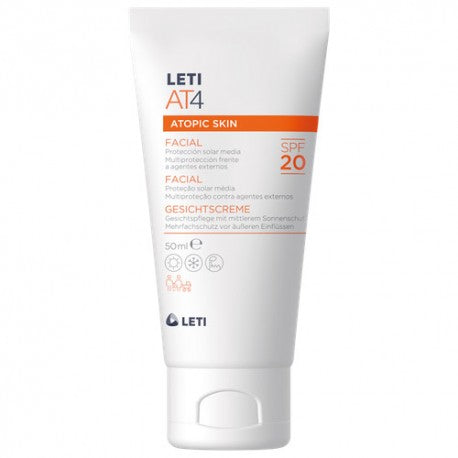 LetiAT4 Crema Facial Piel Atópica SPF20 50ml