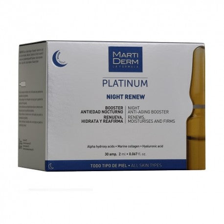 Martiderm Platinum Night Renew 30 ampollas