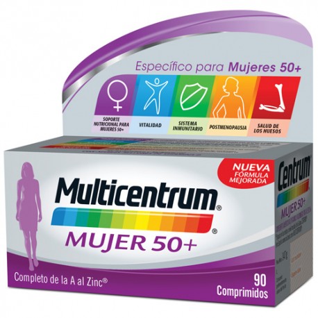 Multicentrum Mujer 50+ 90 Comprimidos