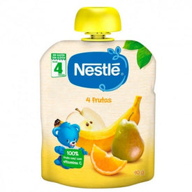Nestlé Bolsita 4 Frutas +4m 90gr