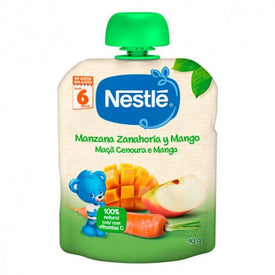 Nestlé Bolsita Manzana, Zanahoria y Mango +6m 90gr
