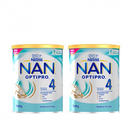 Nestle Nan Optipro 4 Leche Crecimiento Pack  2x800gr