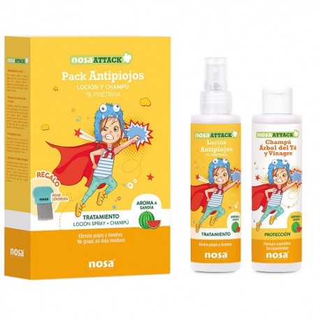 Nosa Pack Antipiojos Loción y Champú