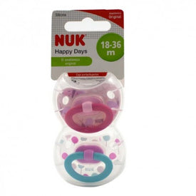 Nuk Chupete Happy Days Silicona 18-36m 2 Unidades