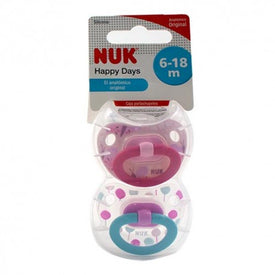 Nuk Chupete Silicona T.2 6-18m 2 Unidades