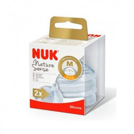 Nuk Tetina Silicona Talla M 0-6m 2 Unidades