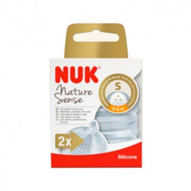 Nuk Tetina Silicona Talla S 0-6m 2 Unidades