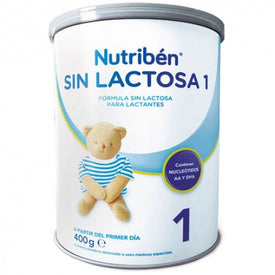 Nutriben 1 Sin Lactosa 0/6 Meses 400gr