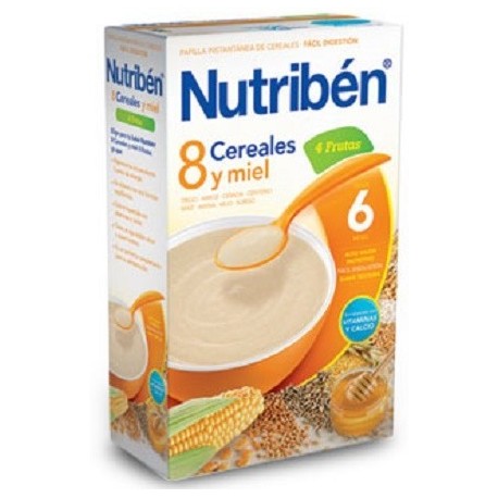Nutriben 8 Cereales/Miel 4 Frutas 600gr