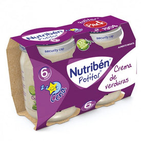 Nutribén Bipack Potitos Crema de Verduras 2x190gr