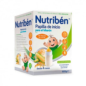 Nutribén Papilla de Inicio Cereales Sin Gluten 600gr