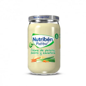 Nutriben Potito Crema de Patatas, Puerro y Zanahoria 235gr