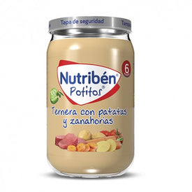 Nutribén Potito Ternera Con Patatas y Zanahoria 235g